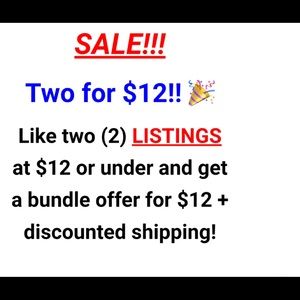 BOGO SALE!!!!